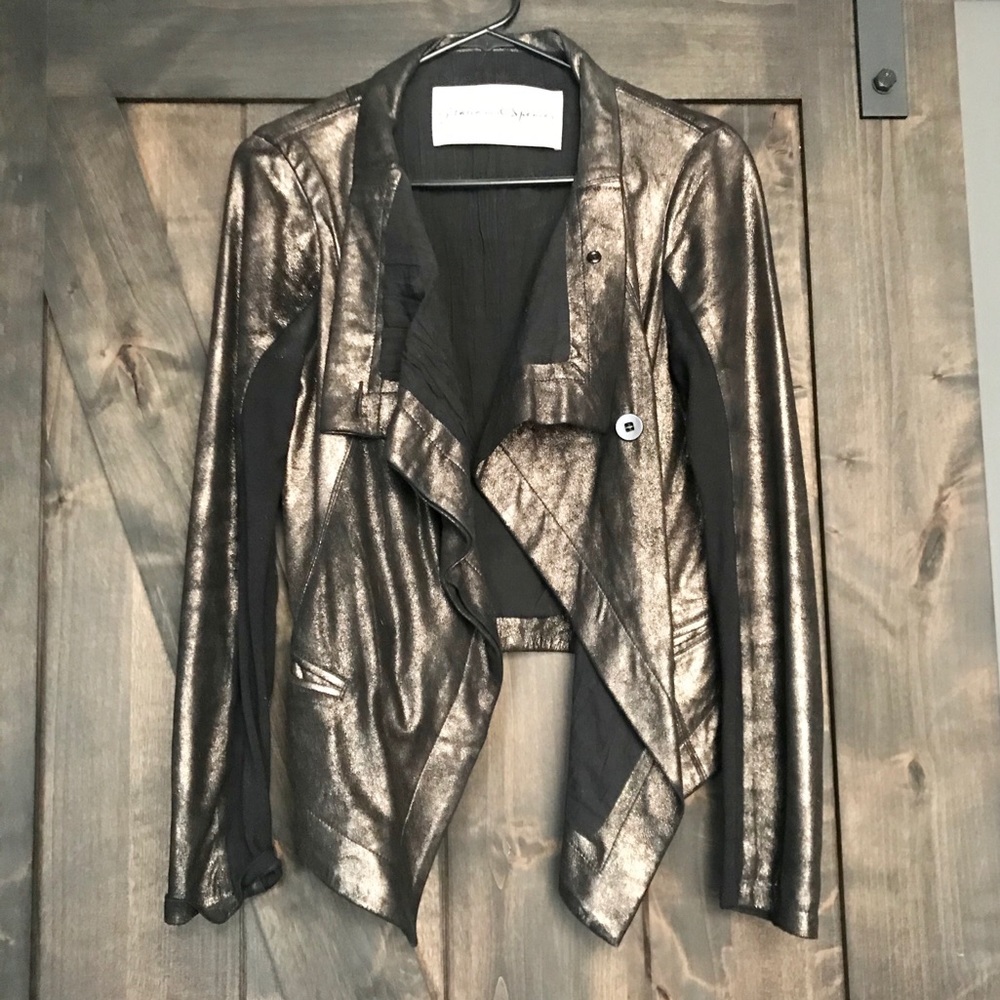 Graham & Spencer Metallic Blazer